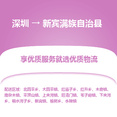 深圳到新賓滿族自治縣貨運(yùn)公司_深圳到新賓滿族自治縣貨運(yùn)專線